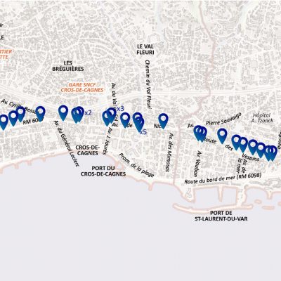 Ligne 4 : plan diagnostics archéologiques phase 1